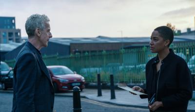 Peter Capaldi and Cush Jumbo in "Criminal Record"
