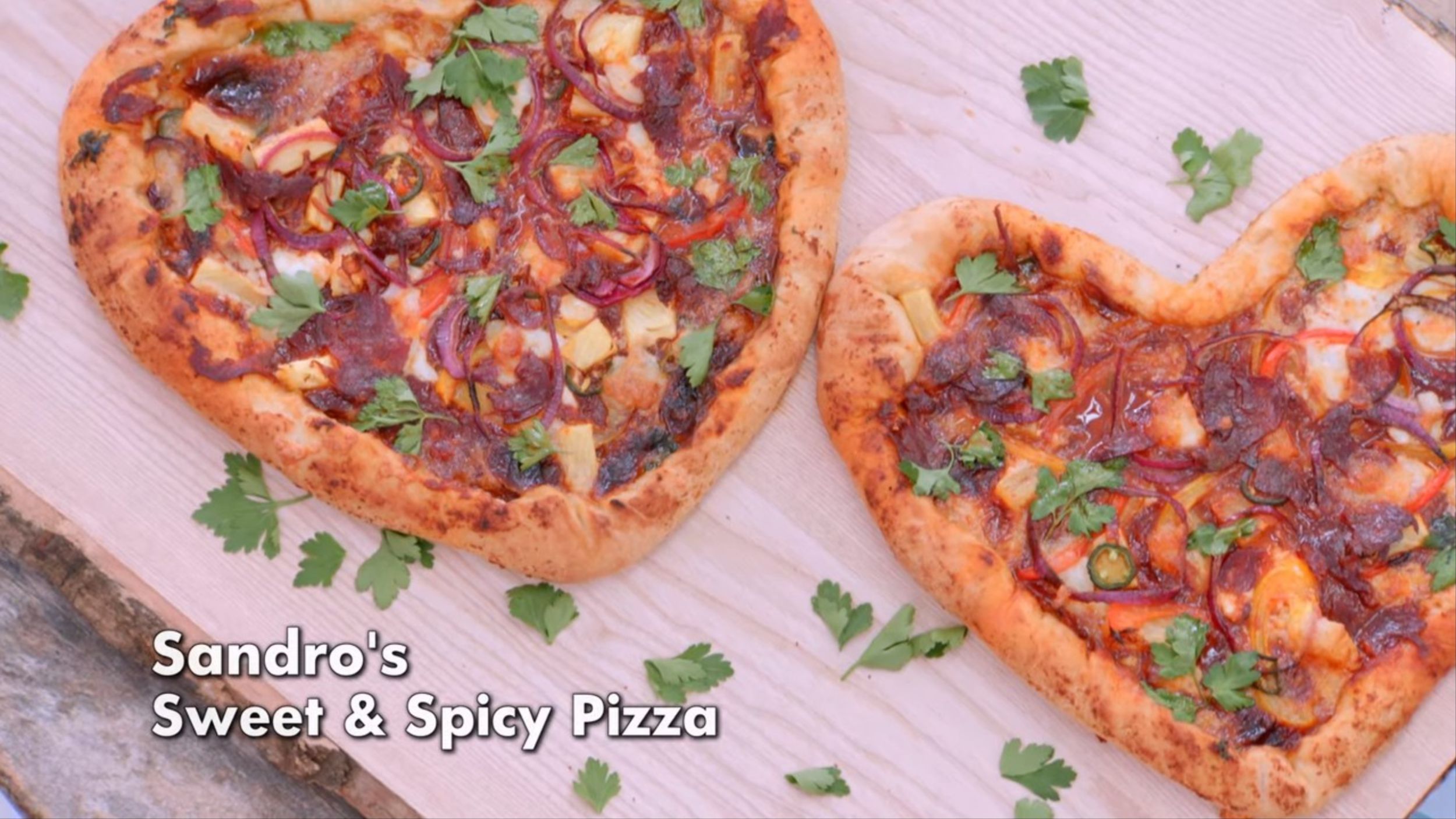 Picture shows: Sandro's Sweet & Spicy Pizzas Signature for The Great British Baking Show Season 10's Bread Week