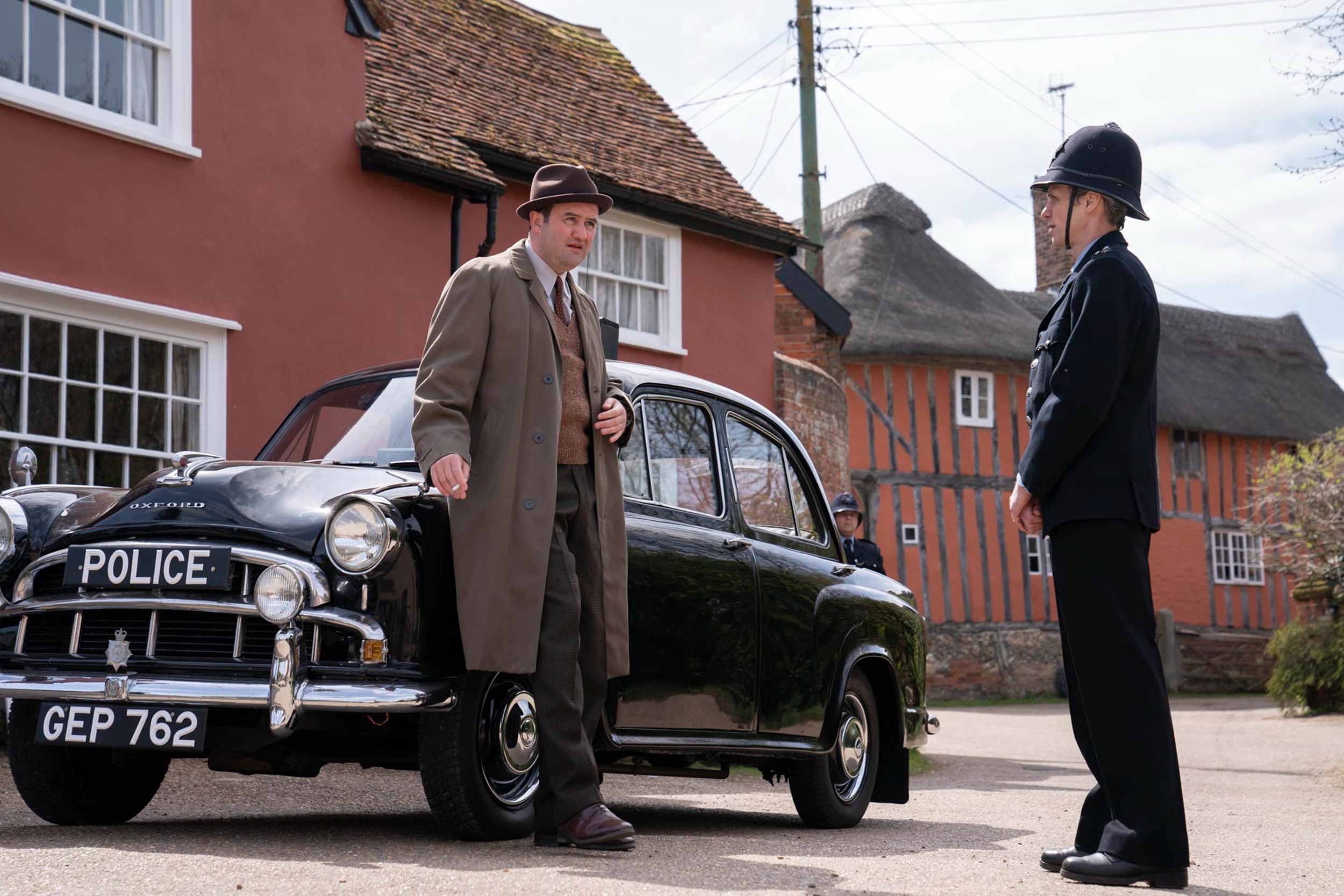 Picture shows: Daniel Mays as Detective Chubb in PBS' 'Magpie Murders'