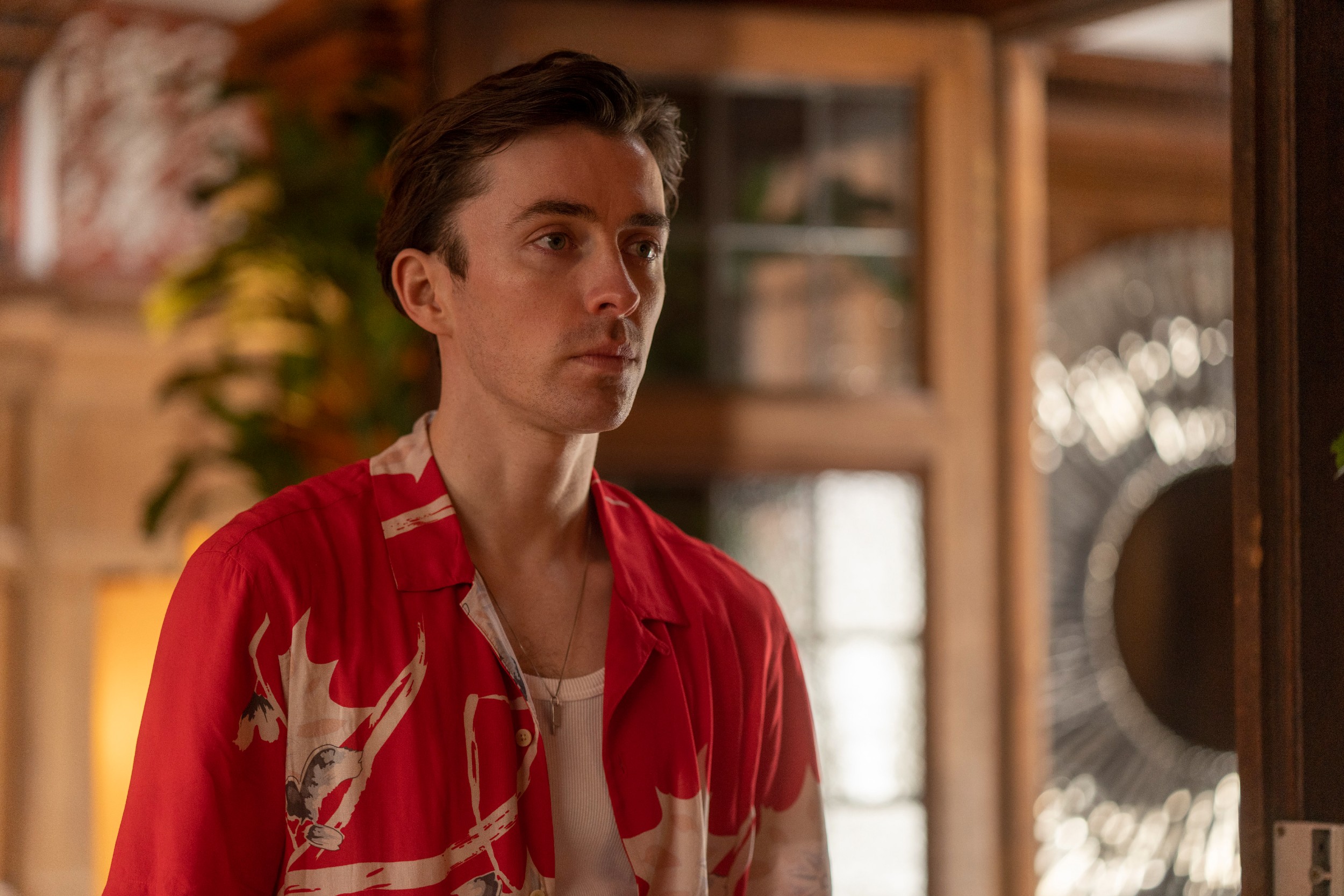 Picture shows: Matthew Beard as James Taylor in PBS' Magpie Murders