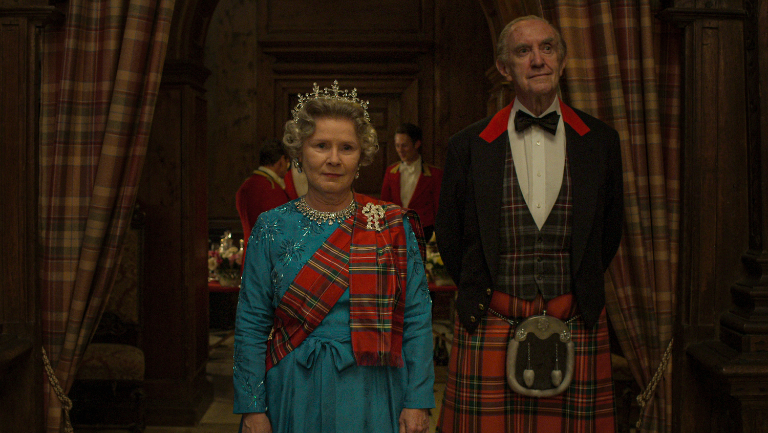 Imelda Staunton and Jonathan Pryce in "The Crown" Season 5