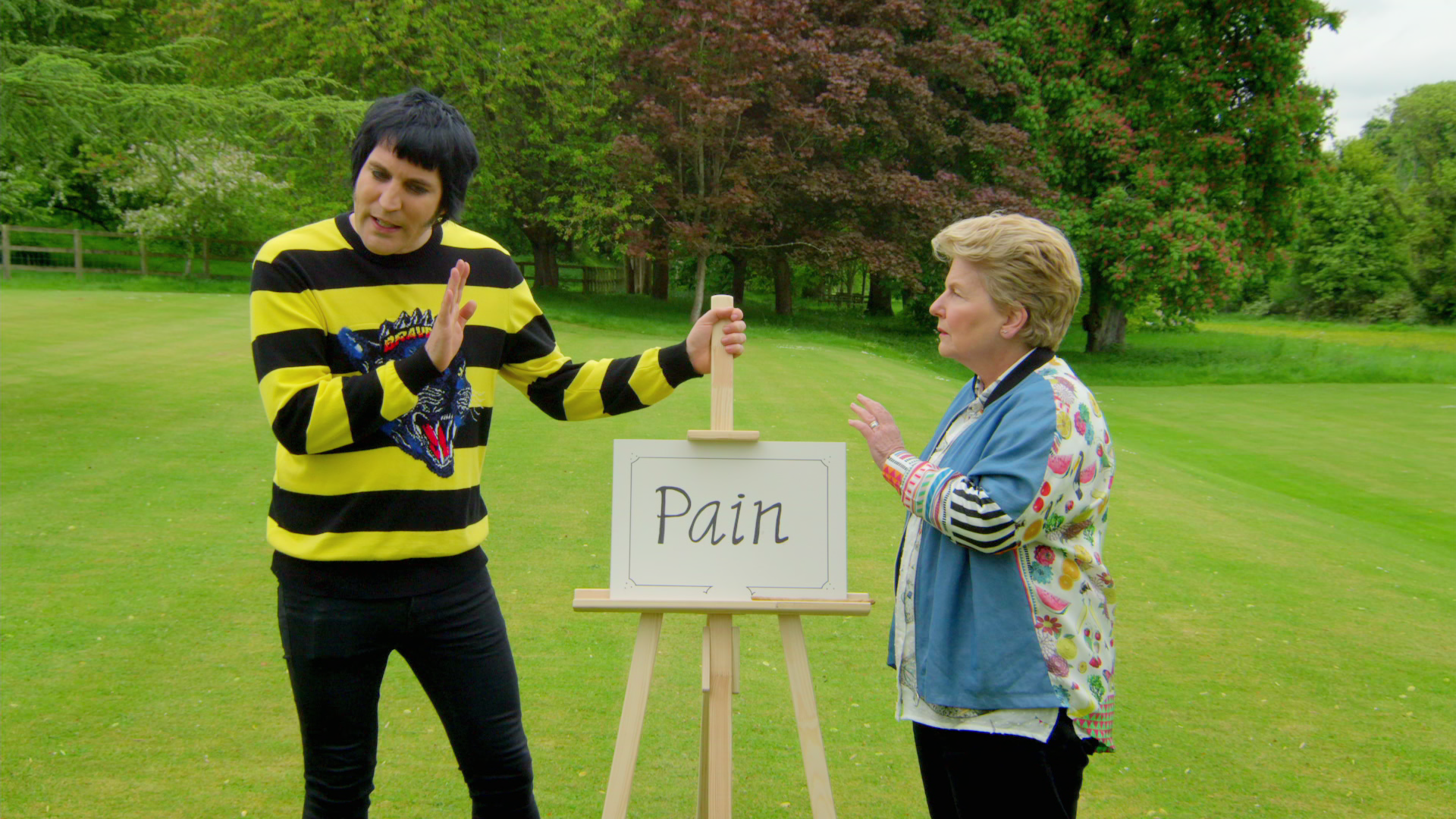Picture Shows: New Hosts Noel Fielding and Sandi Toksvig in The Great British Baking Show Season 8
