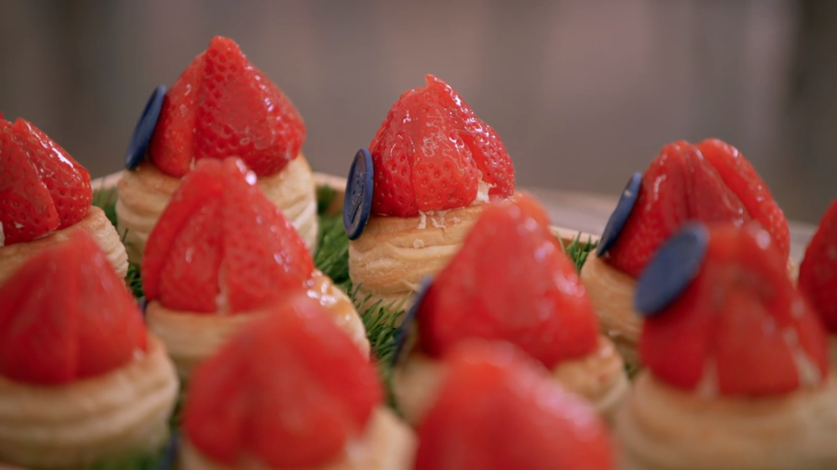 Photo shows: Janusz's Signature Voil-au-vents in The Great British Baking Show Collection 10's Pastry Week 