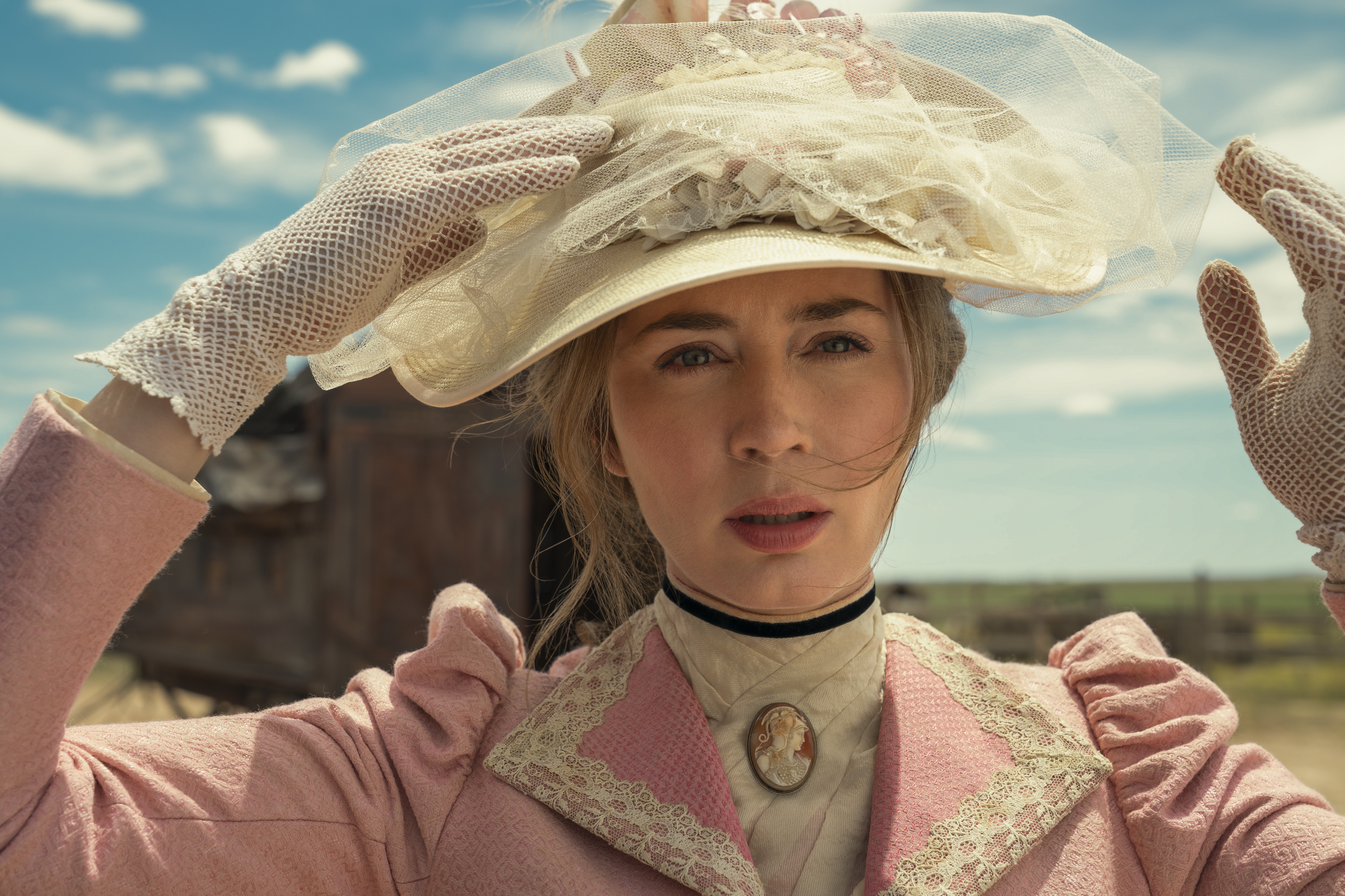 Picture shows: Emily Blunt in 'The English'