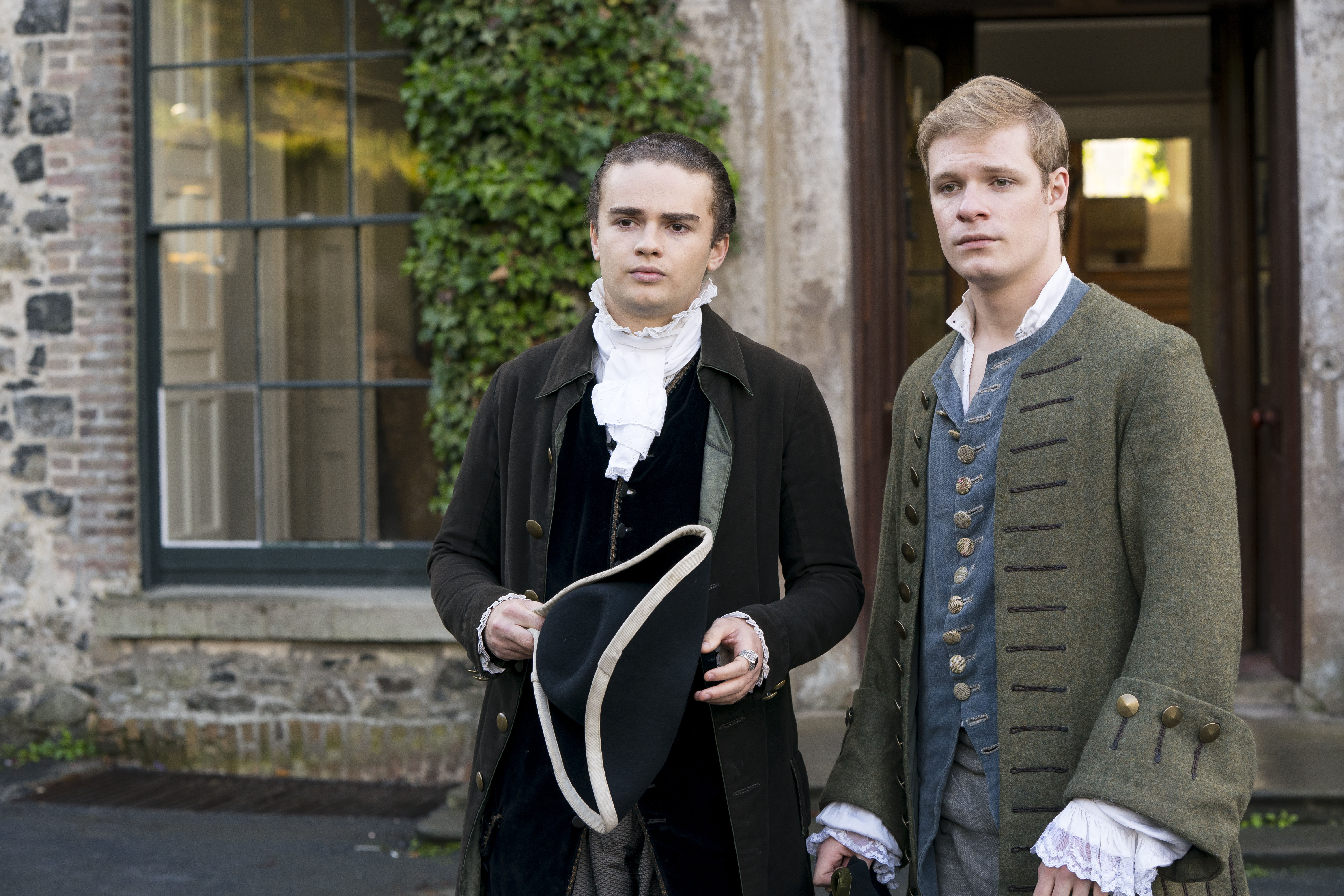 Picture shows: Blifil (James Wilbraham) and Tom (Solly McLeod).