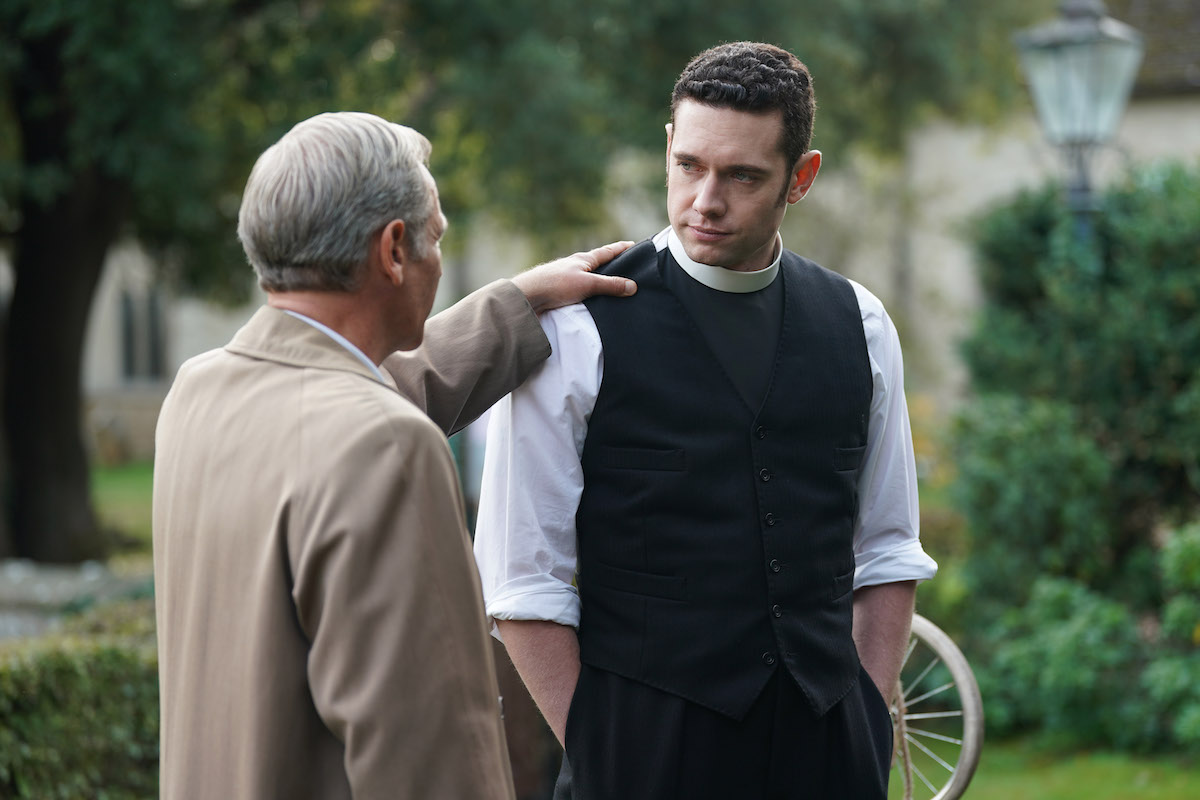 Tom Brittney and Robson Green in "Grantchester" Season 8