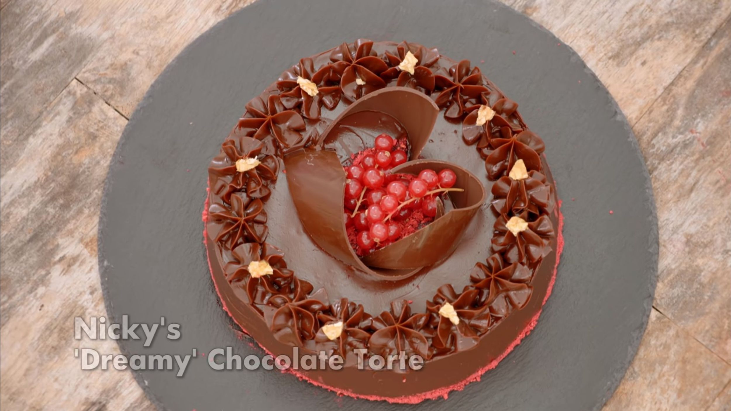 Nicky's Dreamy Chocolate Torte Signature from 'The Great British Baking Show' Season 14's Chocolate Week