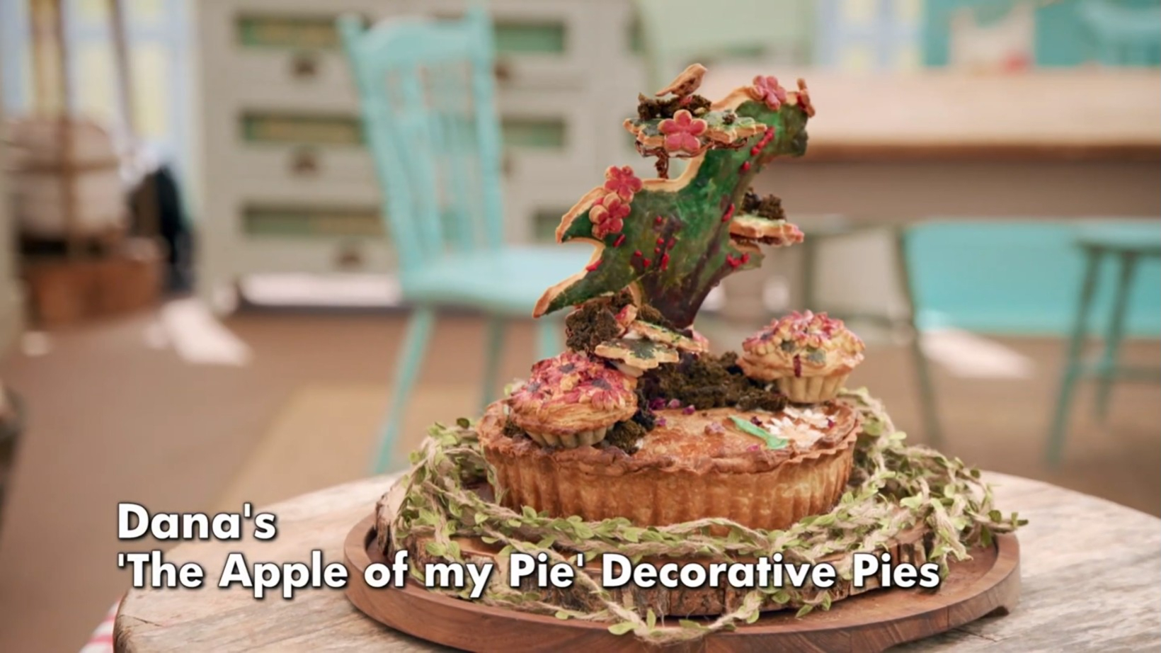 Dana's The Apple of my Pie Showstopper from 'The Great British Baking Show' Season 14's Pastry Week 