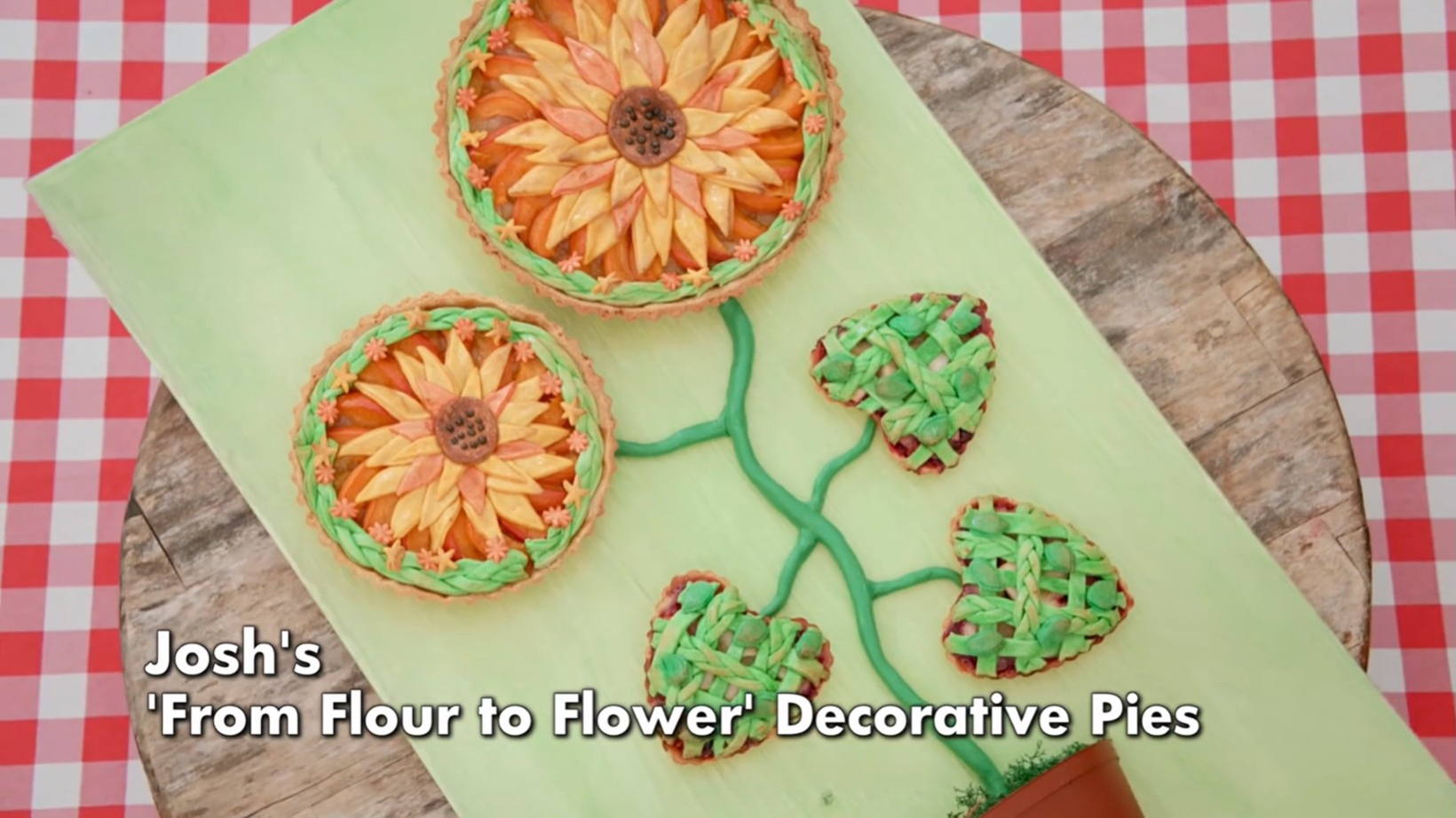  Josh's From Flour to Flower Showstopper from 'The Great British Baking Show' Season 14's Pastry Week