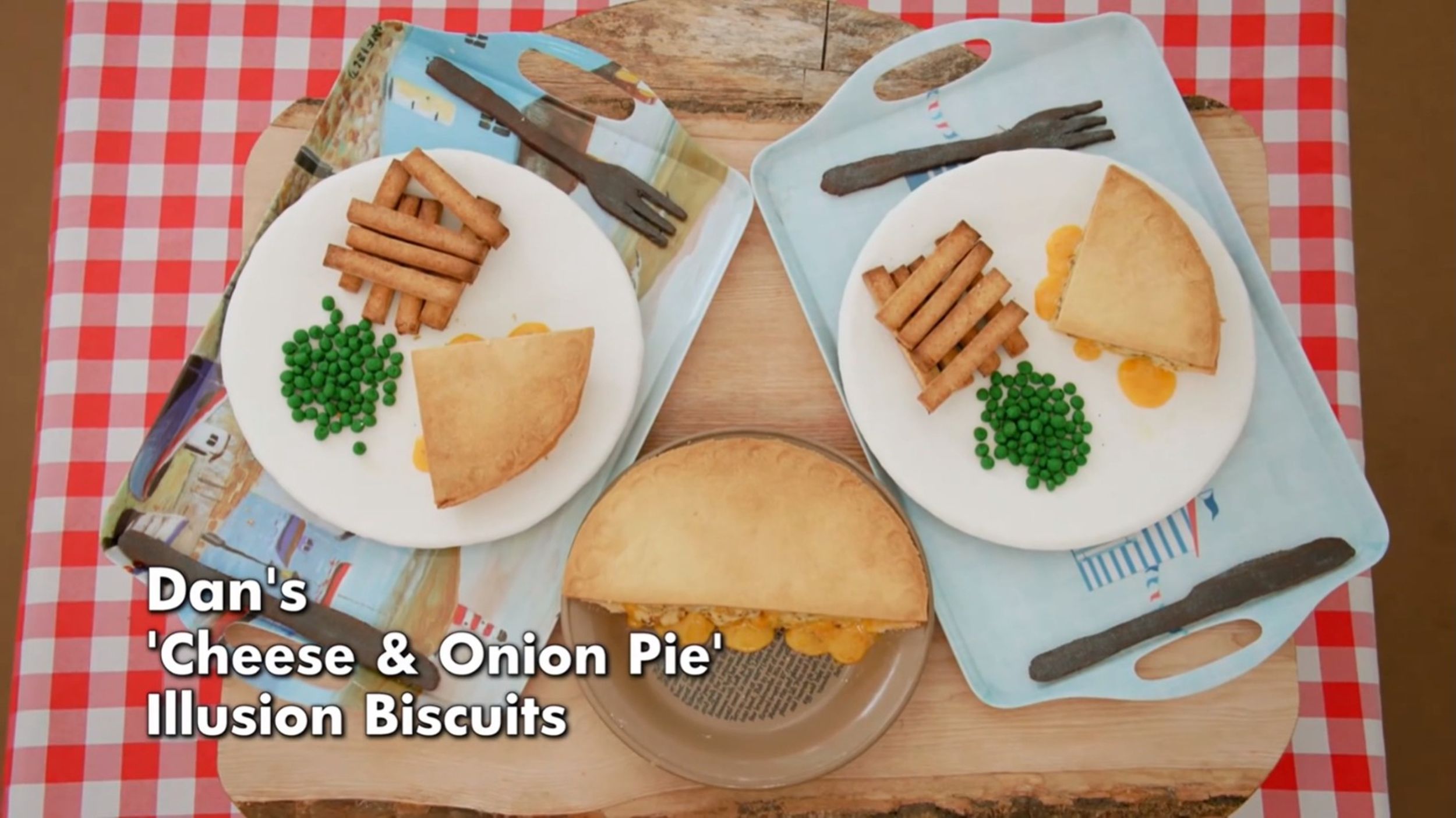 Dan’s Cheese & Onion Pie Illusion Biscuit Showstopper from 'The Great British Baking Show' Season 14's Biscuit Week