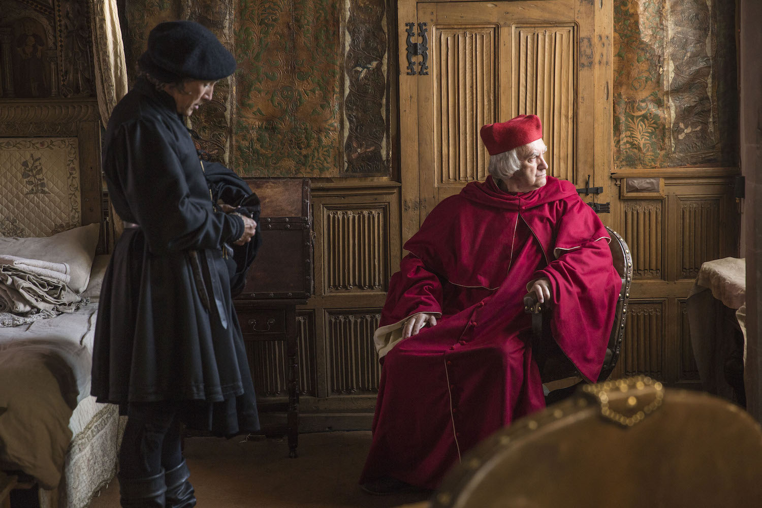 Mark Rylance and Jonathan Pryce in "Wolf Hall"
