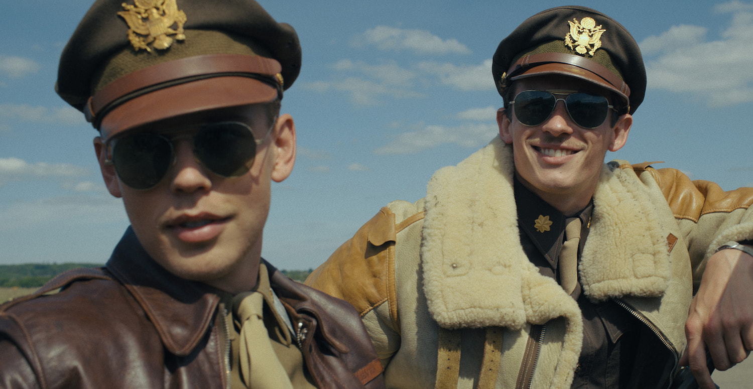 Austin Butler and Callum Turner in "Masters of the Air"