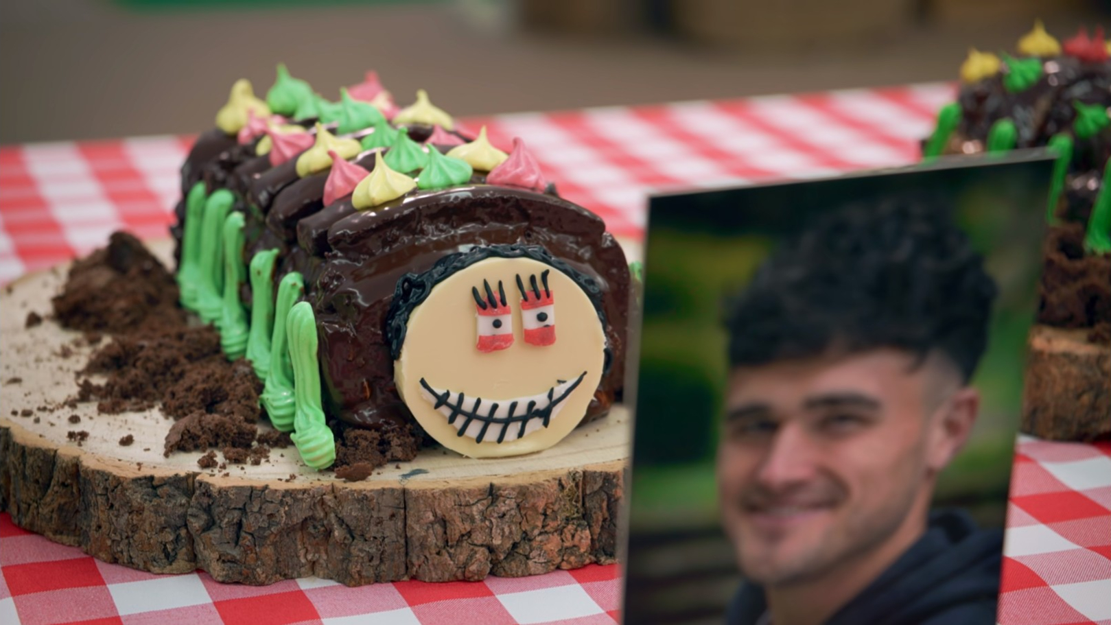 Matty's The Very Punky Caterpillar Technical from 'The Great British Baking Show' Season 14's "Party Week"