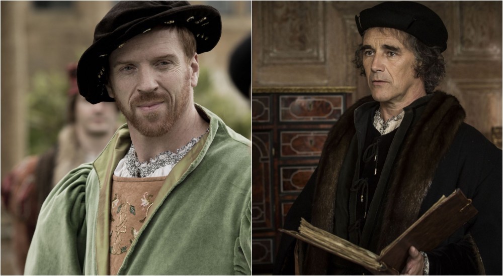Mark Rylance and Damian Lewis in "Wolf Hall"