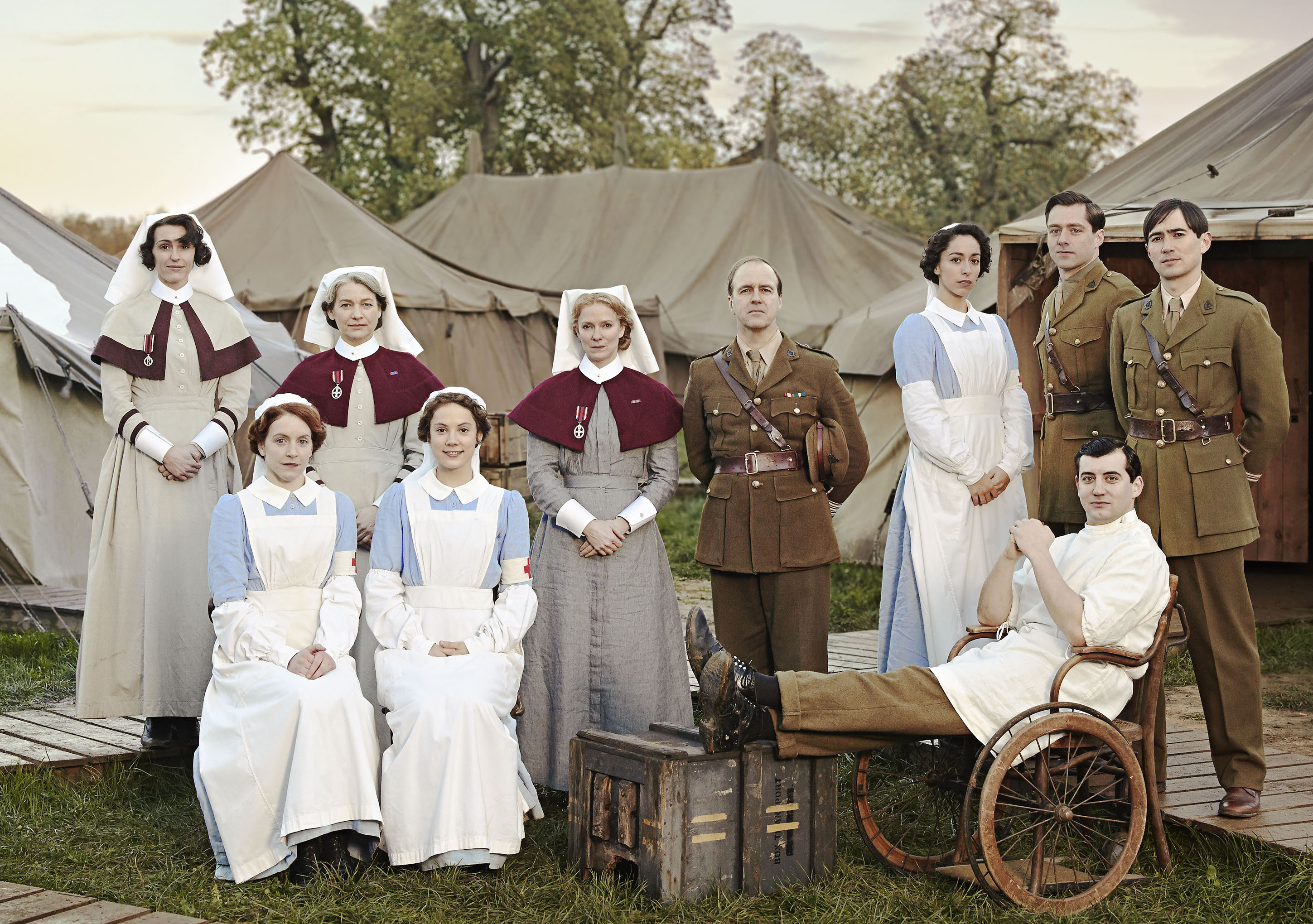 The cast of "The Crimson Field" (Photo: Courtesy of BBC/Todd Anthony)