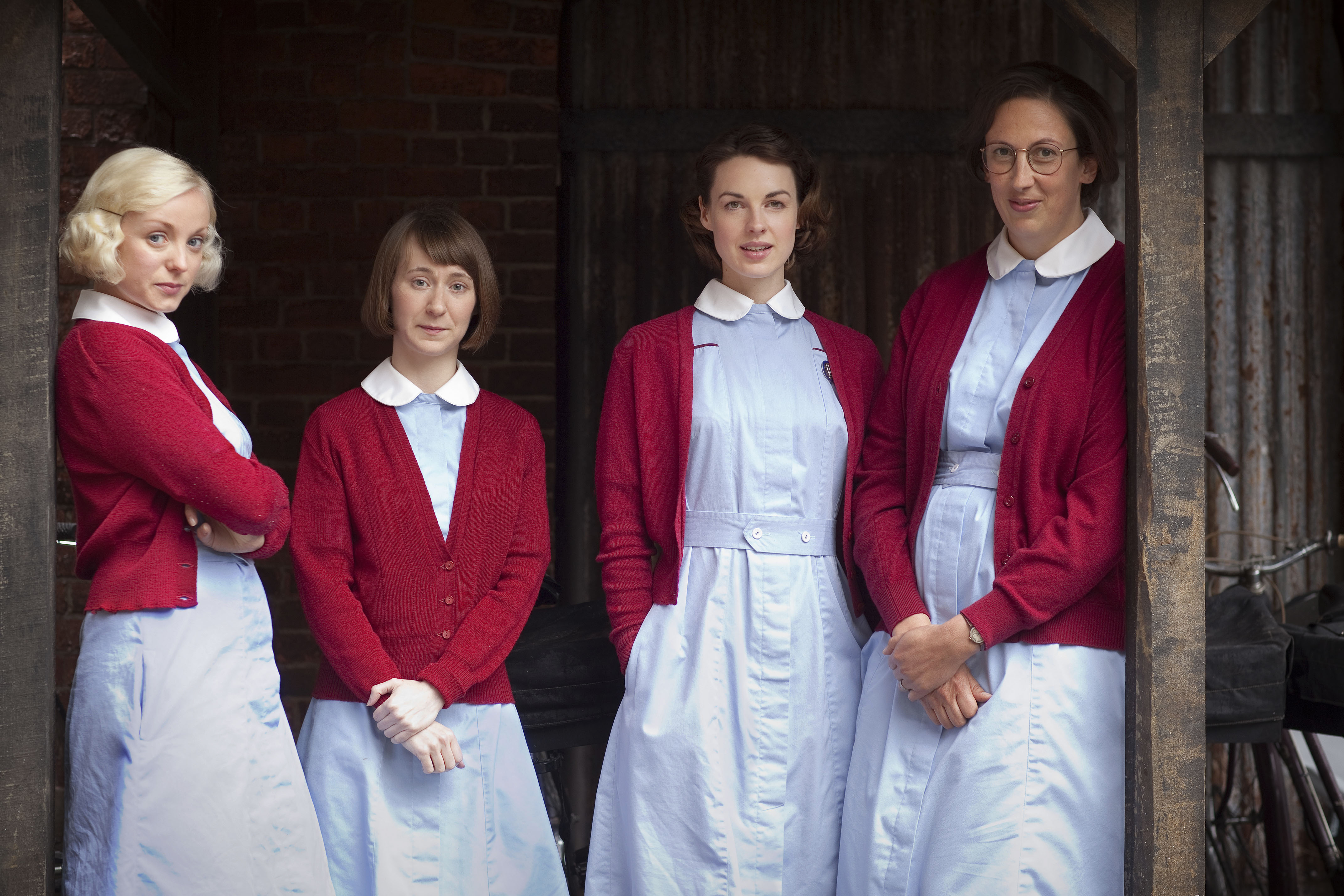 The ladies of "Call the Midwife" (Photo: Courtesy of Laurence Cendrowicz/© Neal Street Productions)