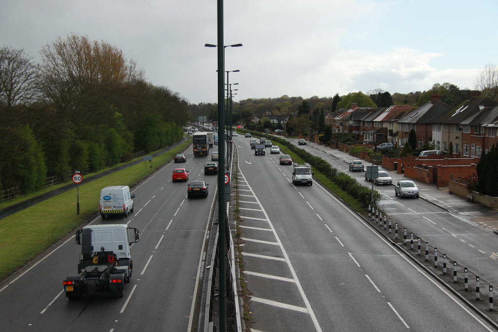 The Kingston bypass on the A3 motorway by Cristian Bortes on Flickr