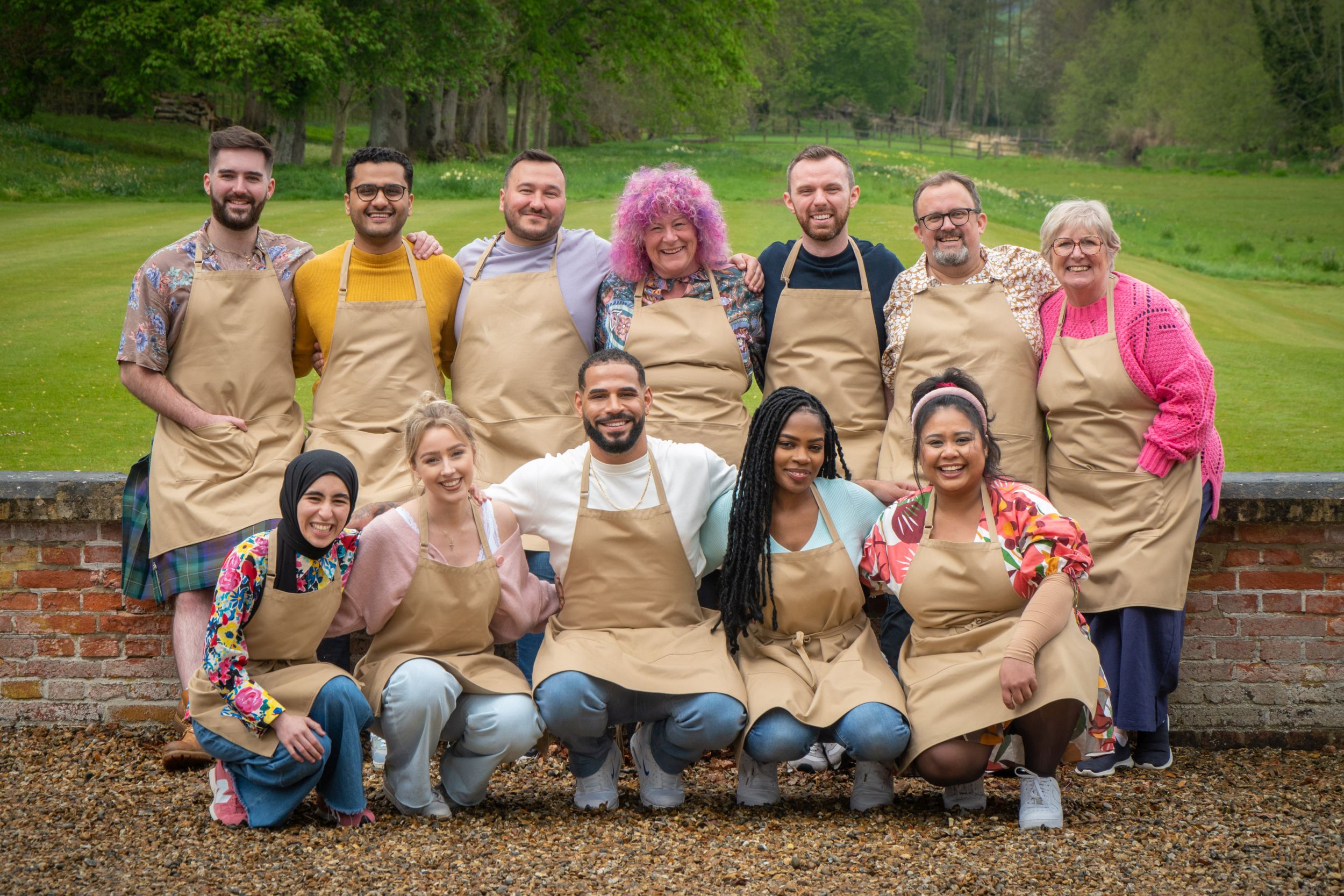 The cast of GBBO Season 13