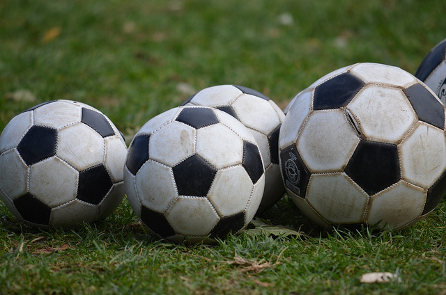 Soccer balls (Photo: By Flickr user Joe Shlabotnik)