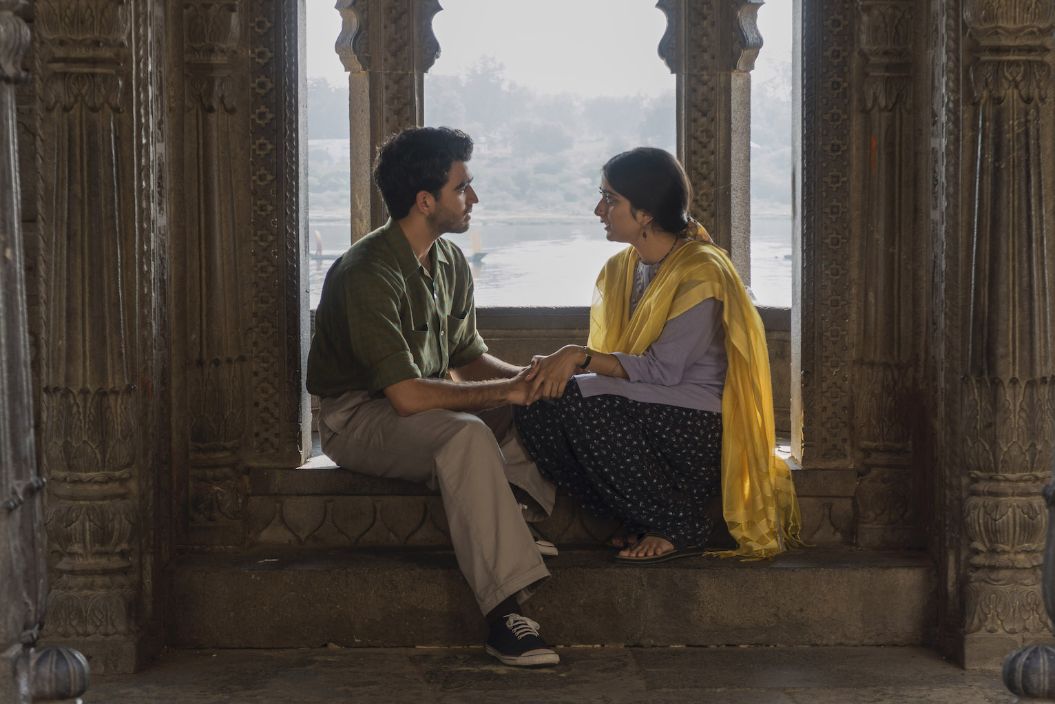 Danesh Razvi as Kabir, Tanya Maniktala as Lata (Photo: Acorn TV)