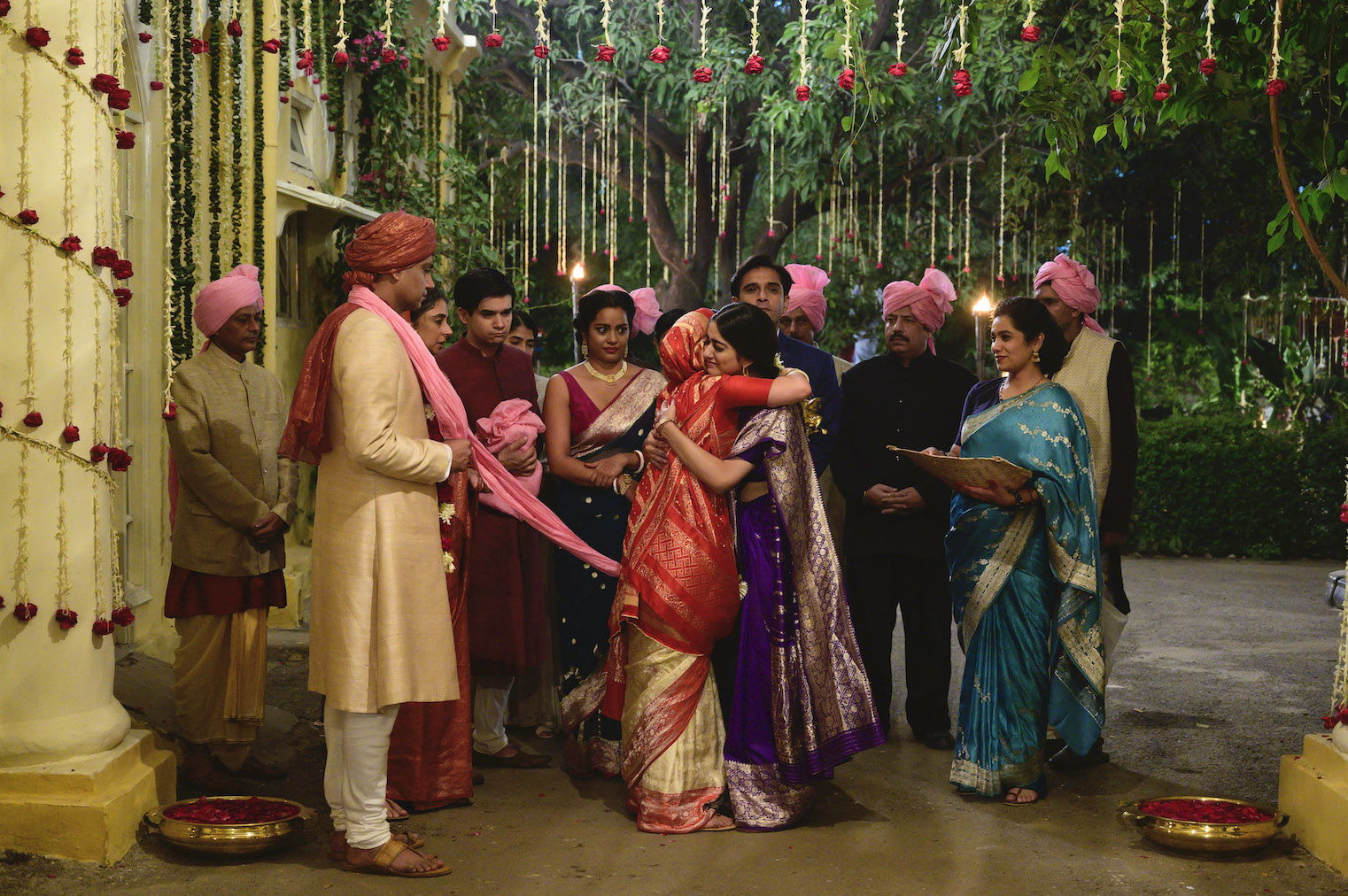One daughter married off, one to go. The opulent wedding scene that opens A Suitable Boy. Credit: BBC/Lookout Point