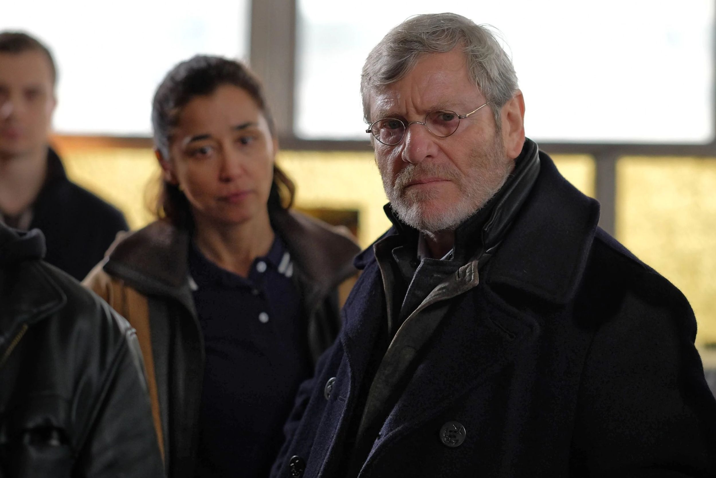 Tcheky Karyo as Julien Baptiste and Dorka Gryllus as Zsofia Arslan in Baptiste Season 2