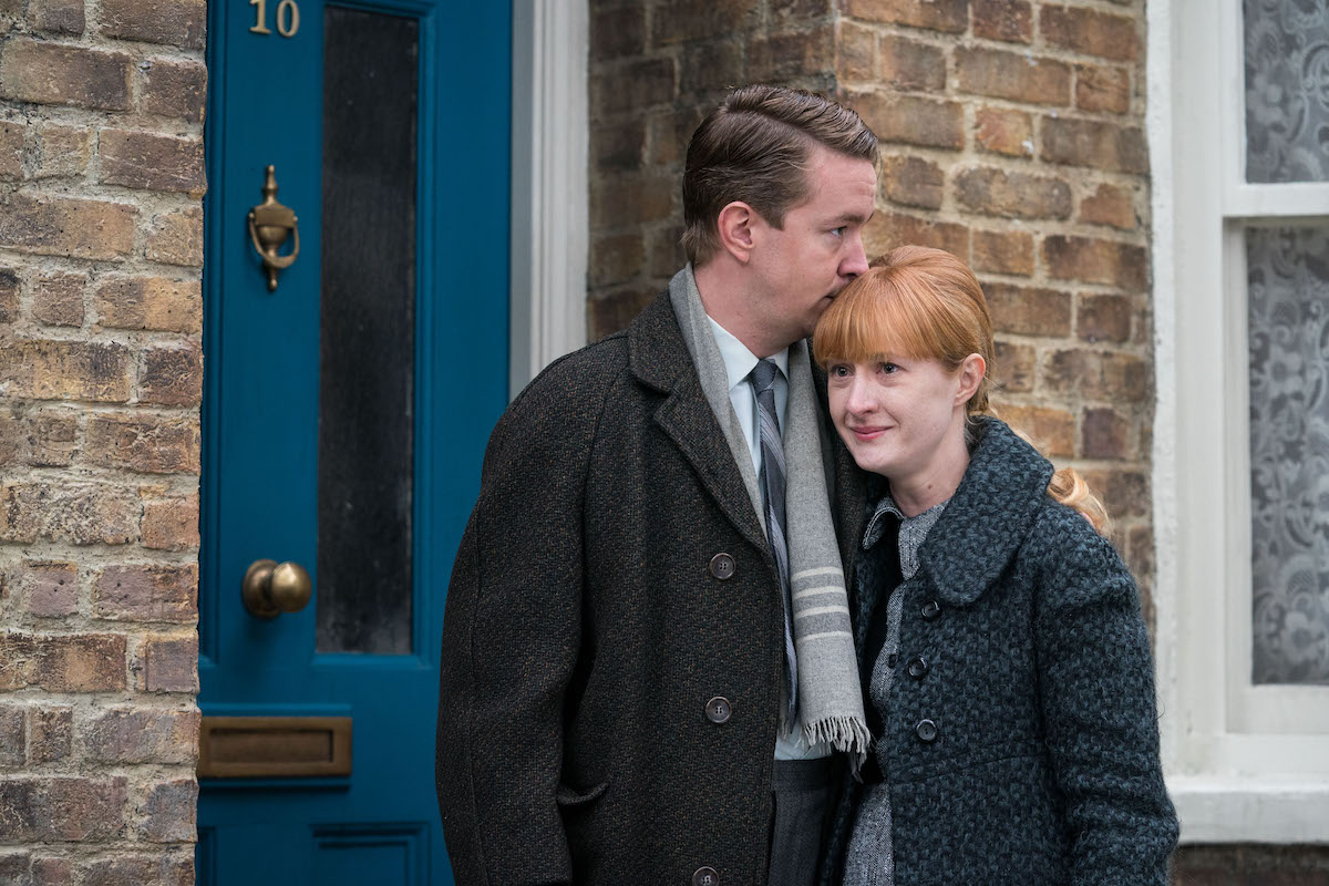 Derek (Jack Colgrave Hirst) and Audrey Fleming (Kathryn Wilder) (Photo: Courtesy of Neal Street Productions)