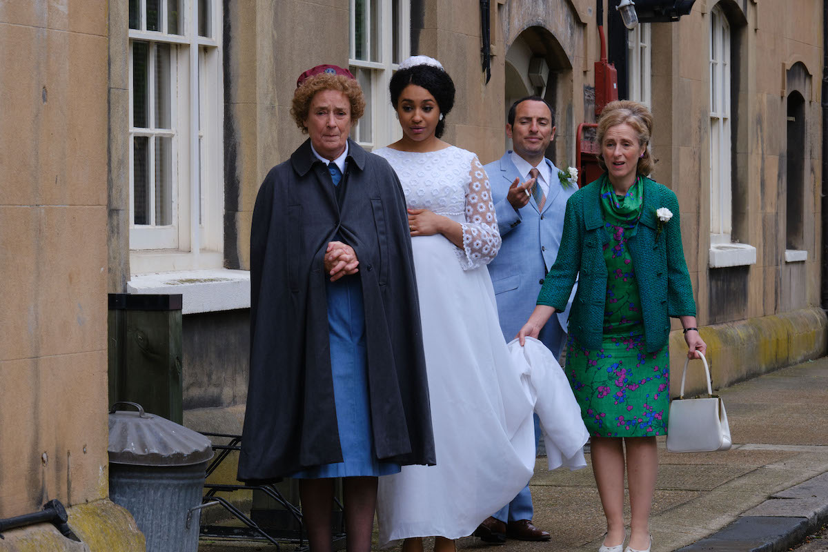 Here comes the bride! (Photo Credit: Courtesy of Neal Street Productions)