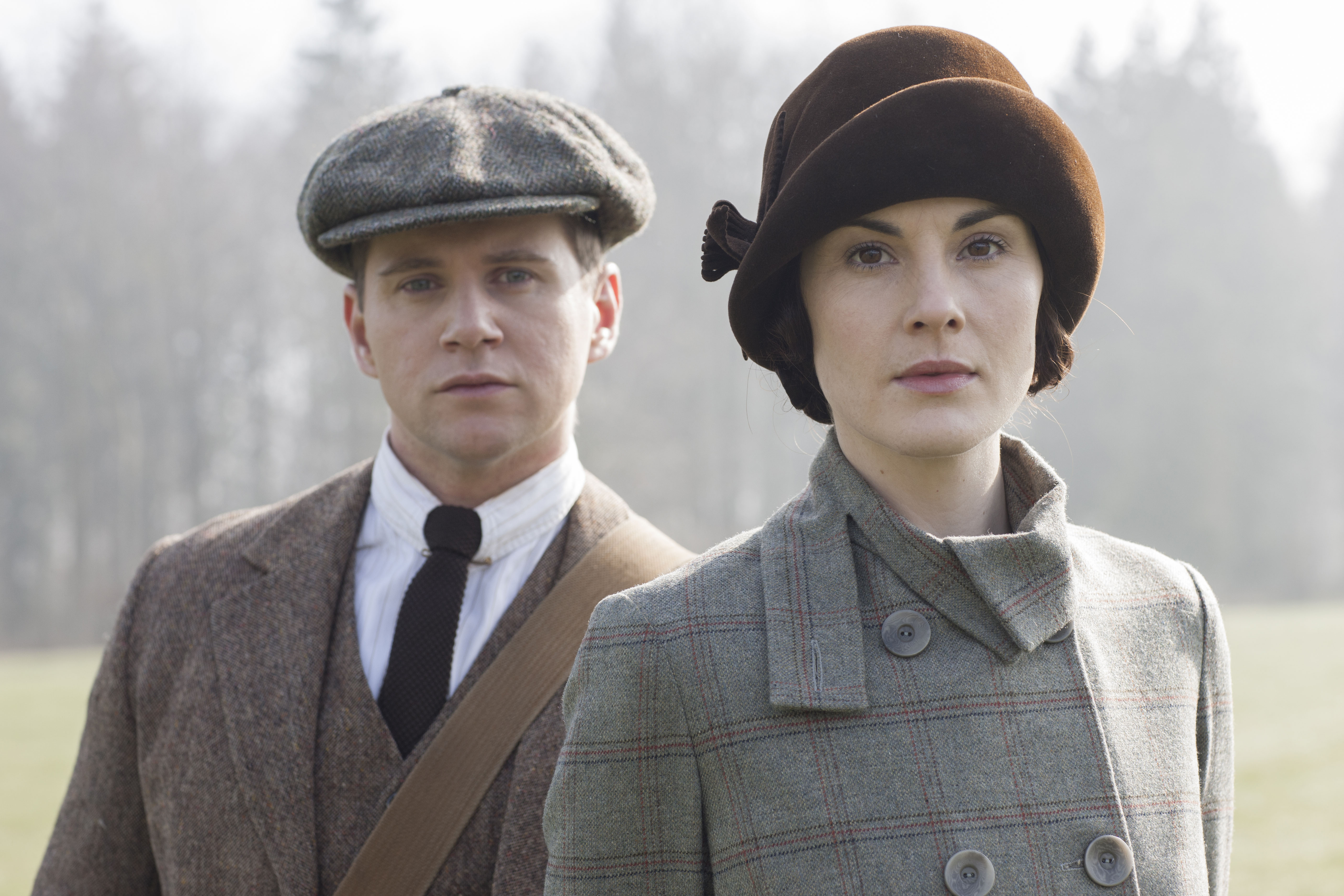 Michelle Dockery and Allen Leech in "Downton Abbey" (Photo: Courtesy of (C) Nick Briggs/Carnival Film &amp; Television Limited 2014)