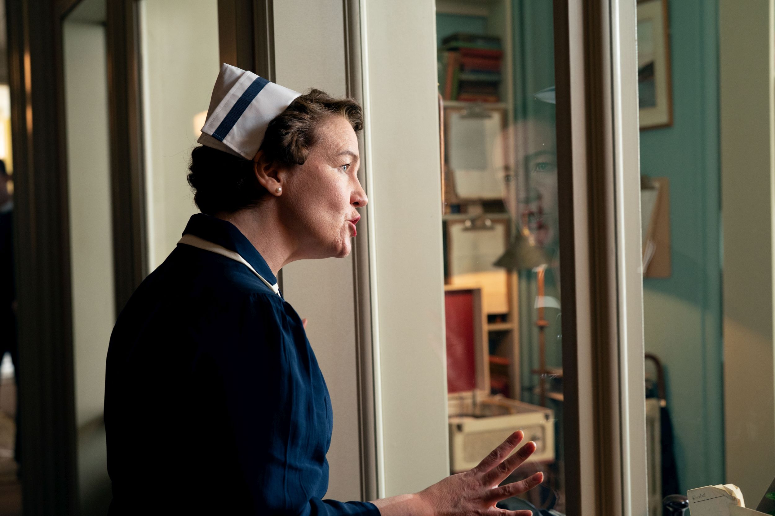 Caroline Faber as Matron Fletcher in Grantchester