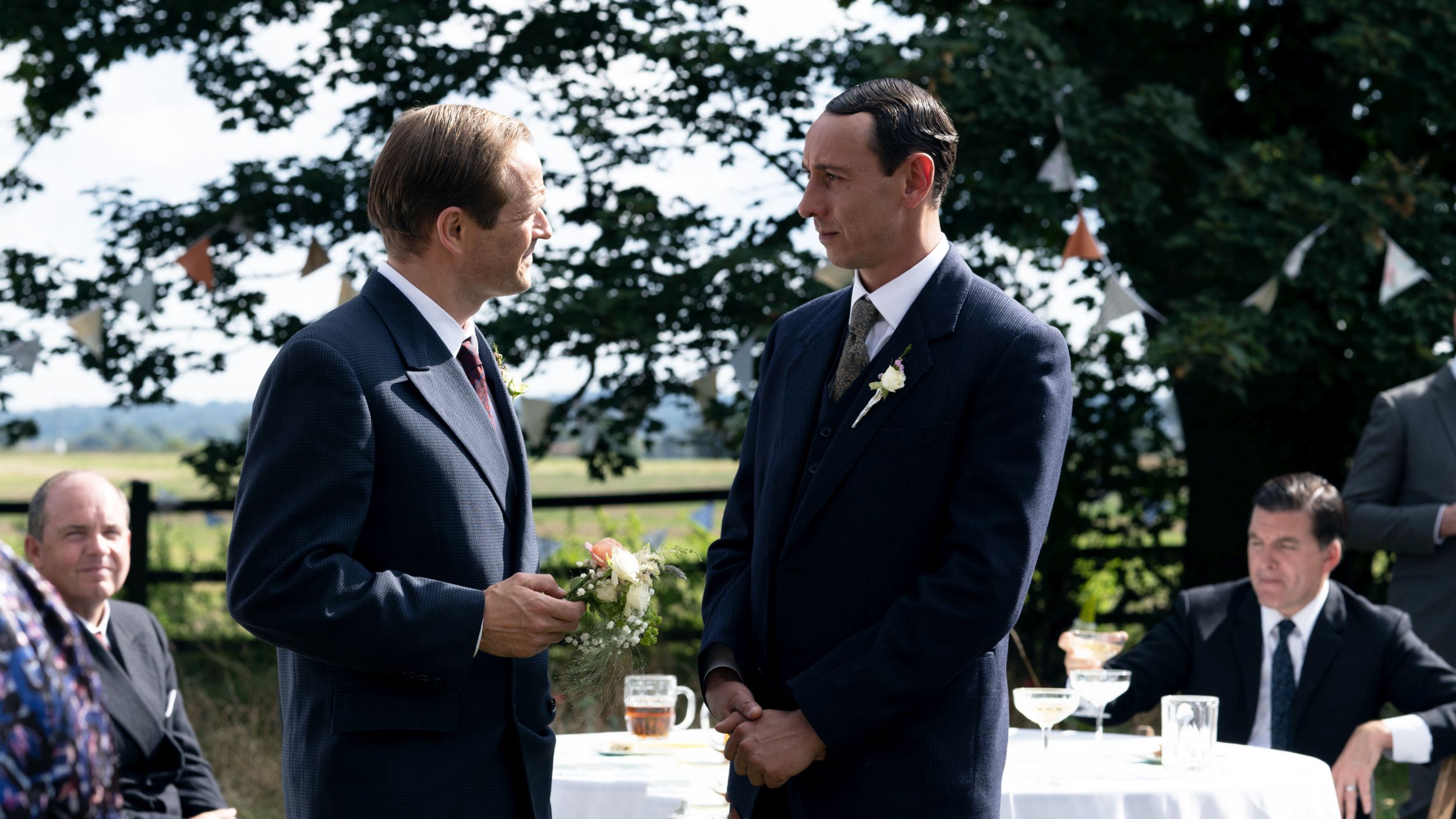 Al Weaver and Oliver Dimsdale as Leonard and Daniel in Grantchester