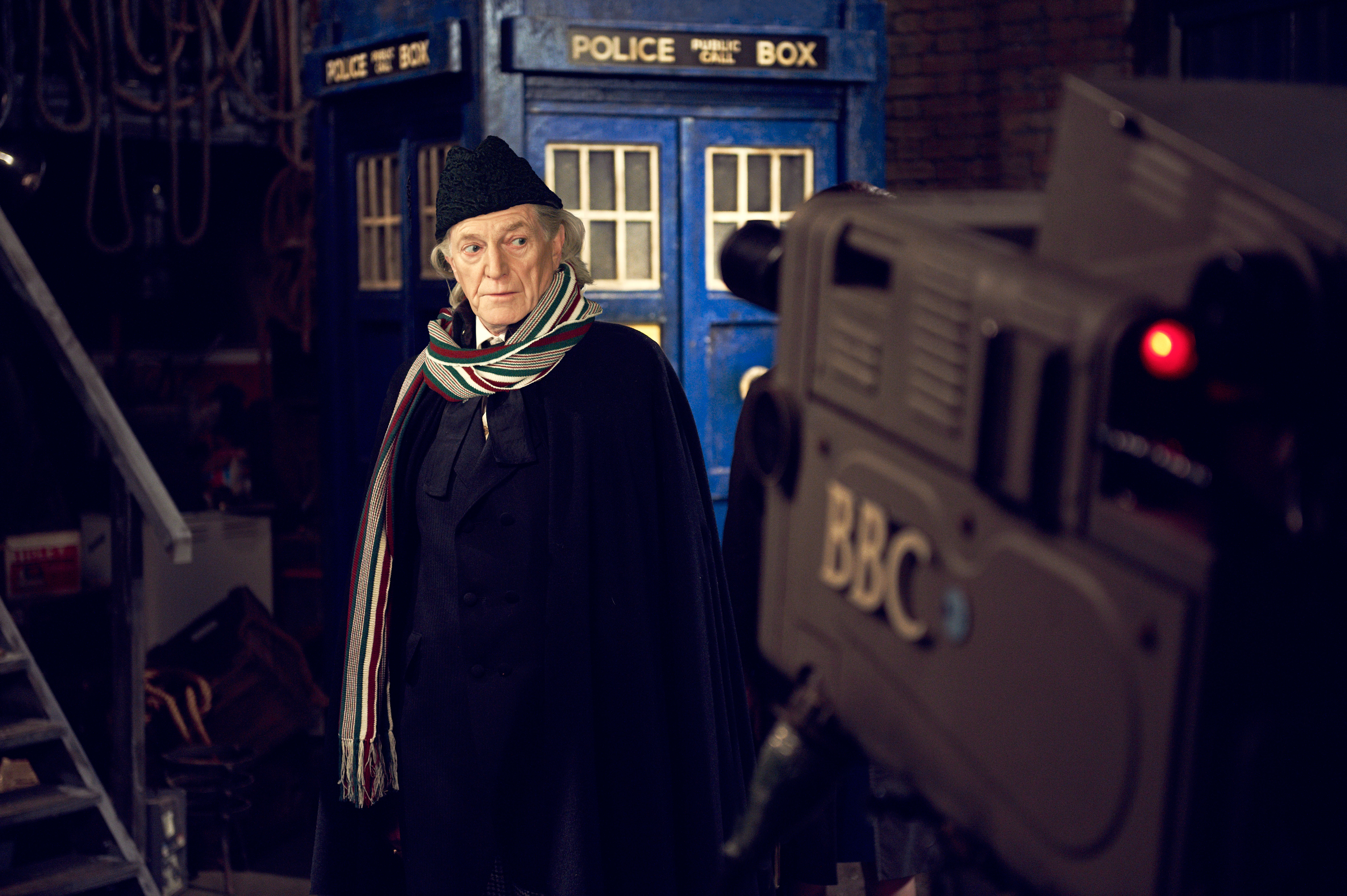 David Bradley as William Hartnell. (Photo: HAL SHINNIE, © BBC 2013)