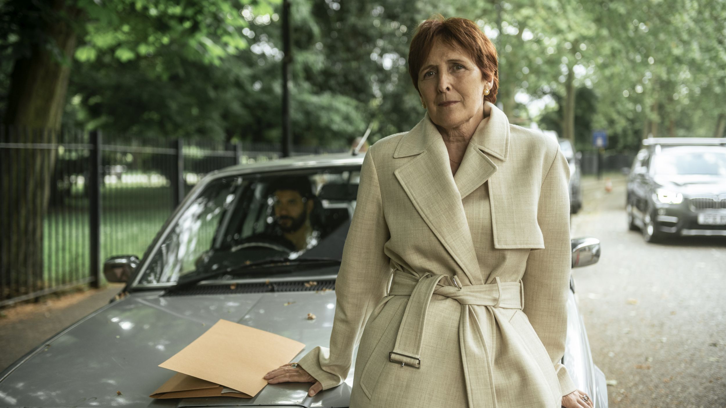 Fiona Shaw as Carolyn Martens in Killing Eve Season 4