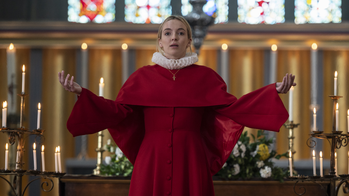 Jodie Comer as Villanelle in "Killing Eve" (Photo: BBC America)