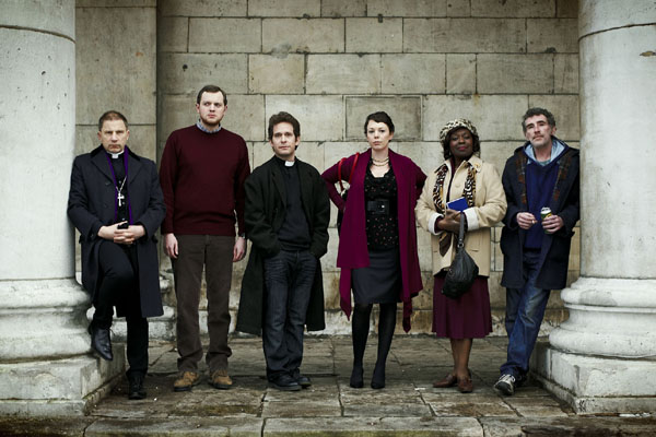 The cast of BBC comedy "Rev" (Photo: BBC)