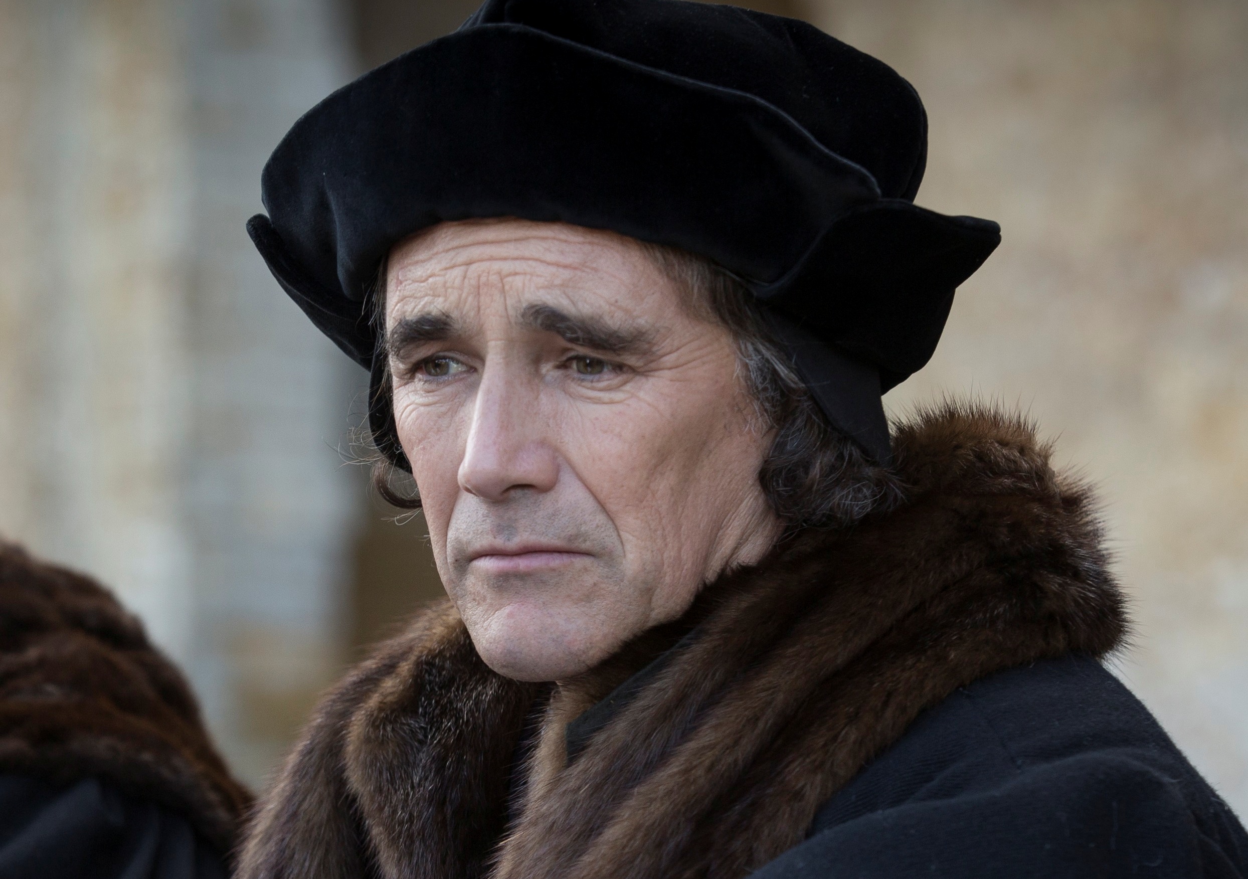 Mark Rylance as Thomas Cromwell. (Photo: Courtesy of Ed Miller/Playground and Company Pictures for Masterpiece/BBC)