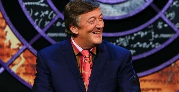 Stephen Fry on quiz show "QI" (Photo: BBC)