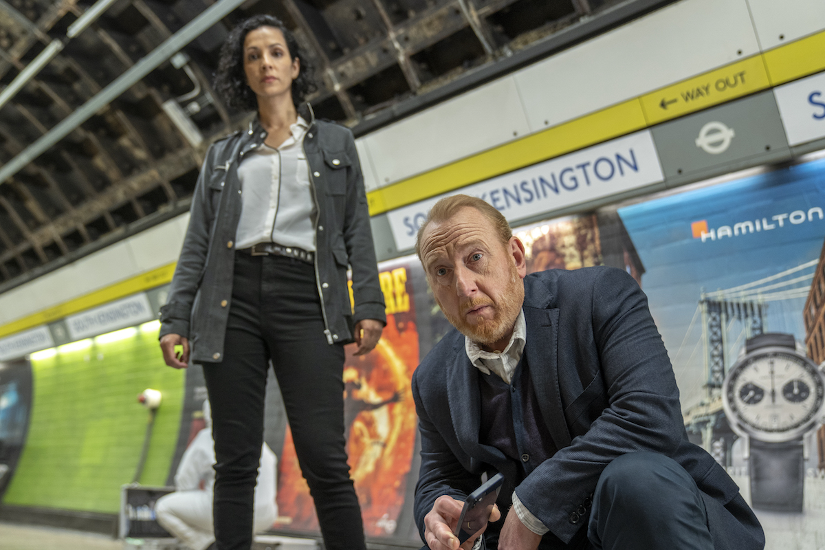 DI Max Arnold (Adrian Scarborough) and DS Priya Shamsie (Sonita Henry) (Photo: Acorn TV)