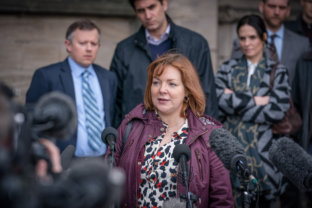 Sheridan Smith in "The Barking Murders" (Photo: Britbox)