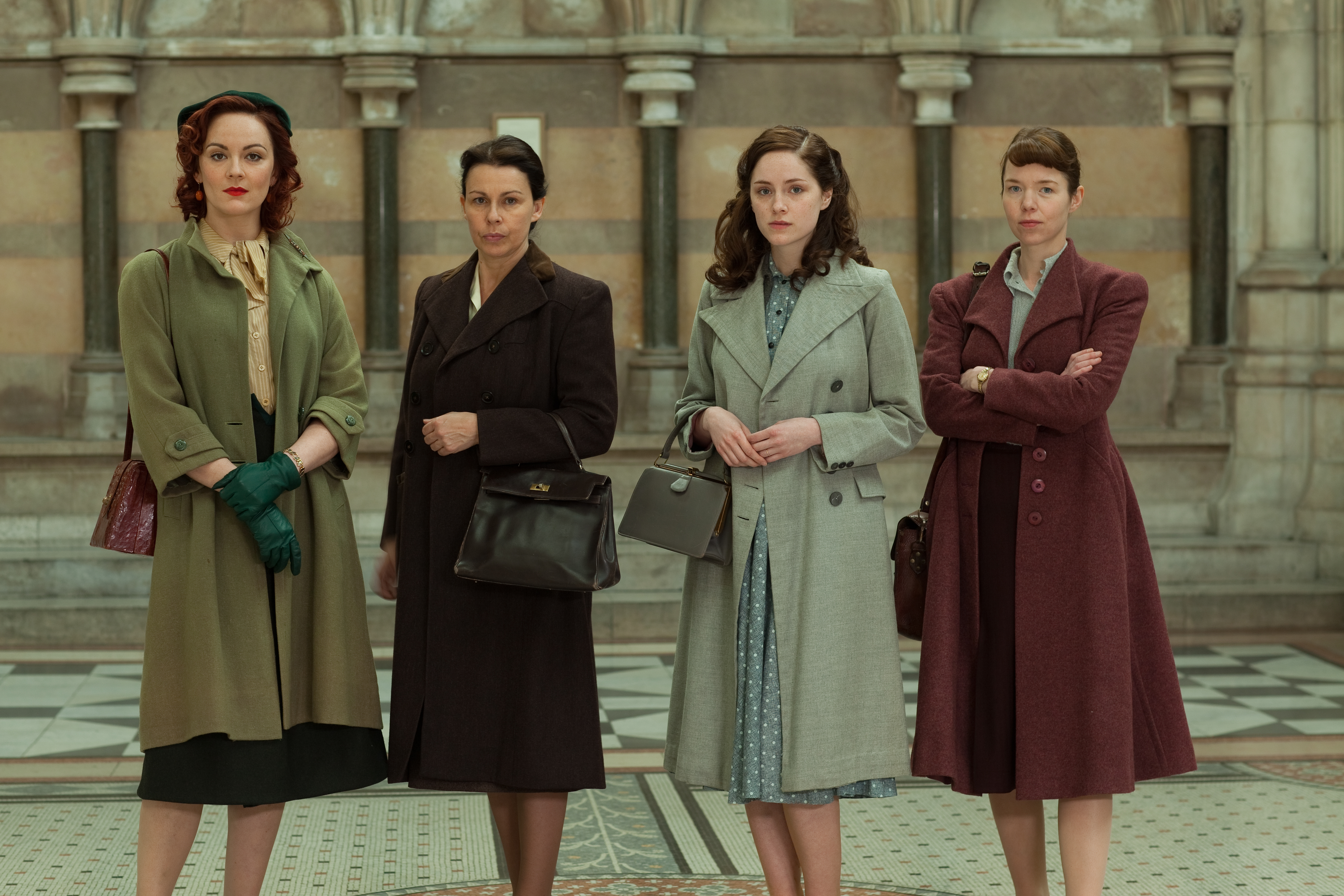 Millie, Jean, Lucy and Susan will all be back for Series 2 (Photo: Courtesy of ©Laurence Cendrowicz/World Productions)