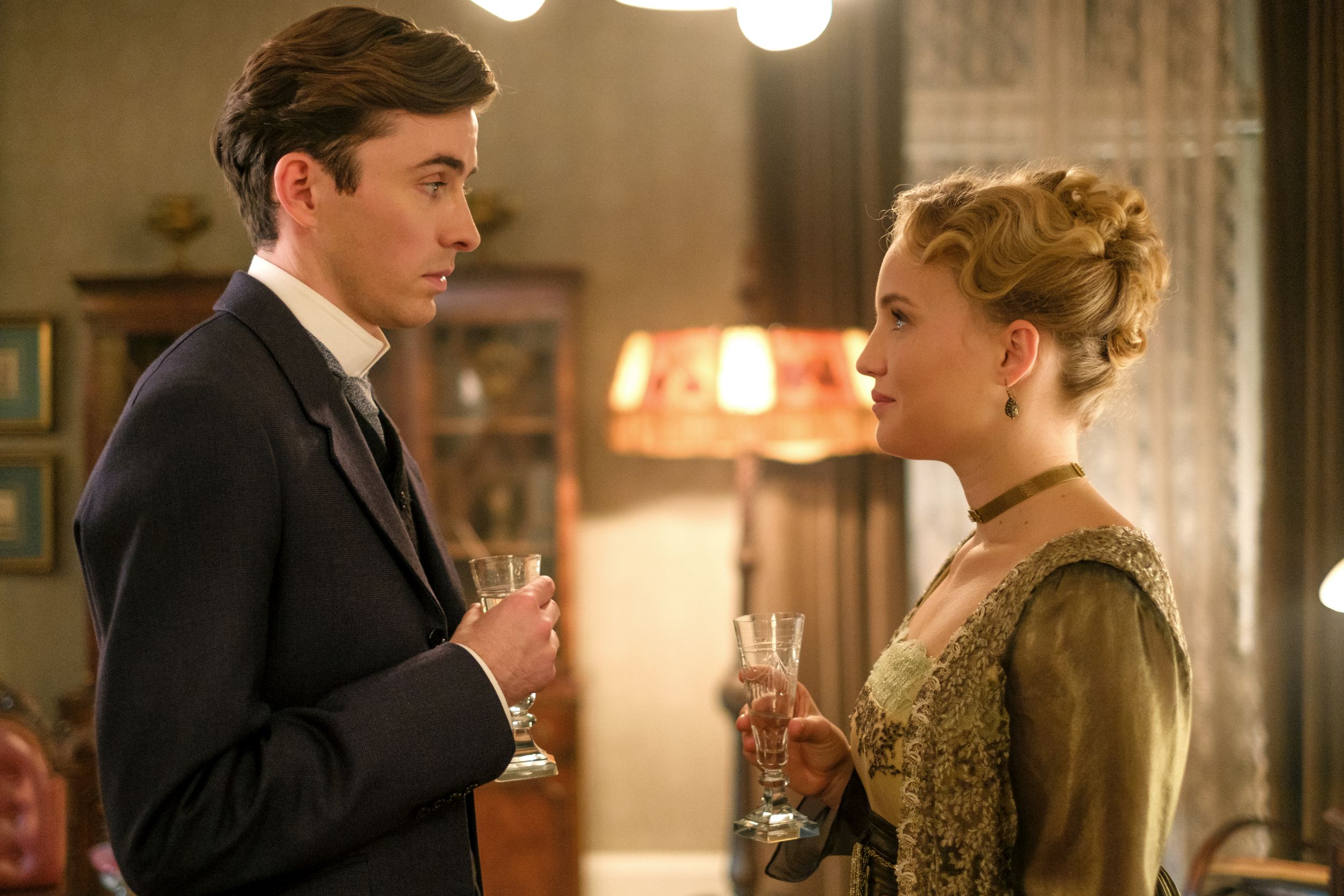 Matthew Beard and Luise Von Finckh in Vienna Blood Season 2