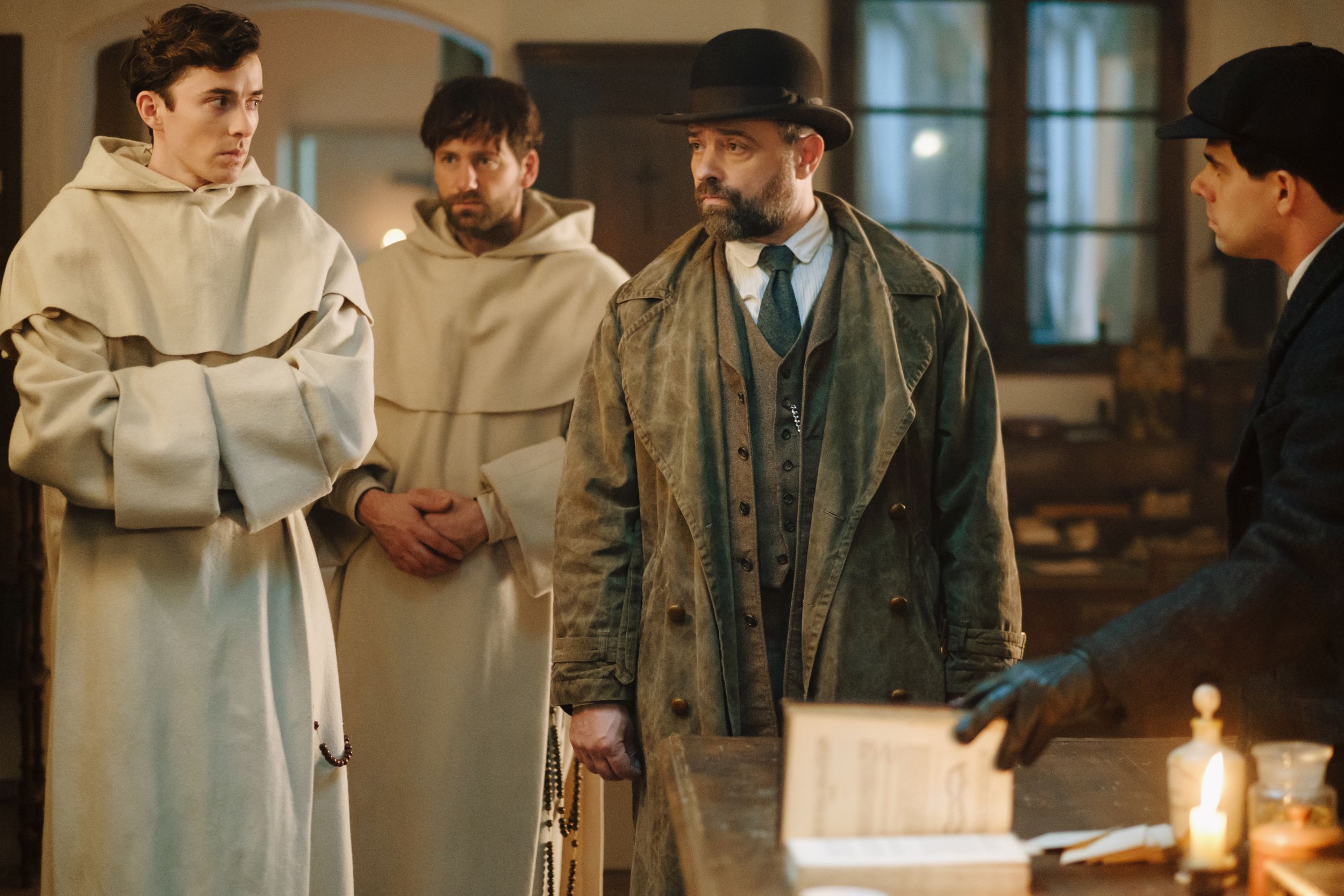 Juergen Maurer and Matthew Beard in 'Vienna Blood' Season 2