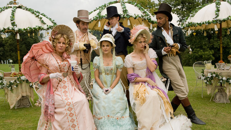 Modern meets Regency in Austenland. (Photo: Sony Pictures Classic)