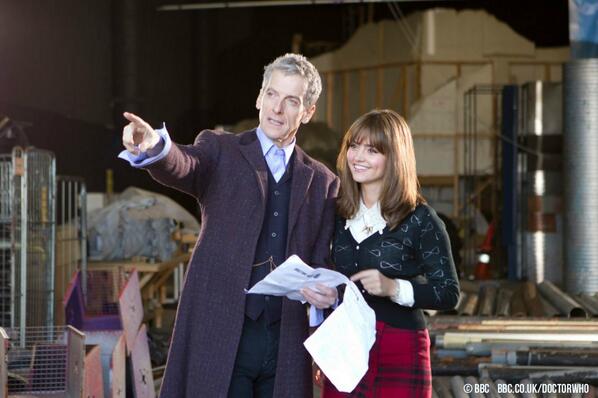 Peter Capaldi's First Day (Photo: BBC)