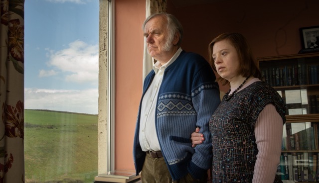 Maurice Craddle (Alan Williams) and daughter Lucy (Sarah Gordy) @ ITV/Britbox