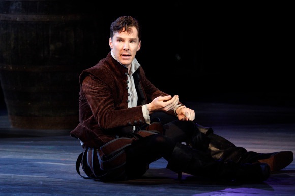 Benedict Cumberbatch in "Rosencrantz and Guildenstern Are Dead" for National Theatre 50th anniversary (Photo: Catherine Ashmore)
