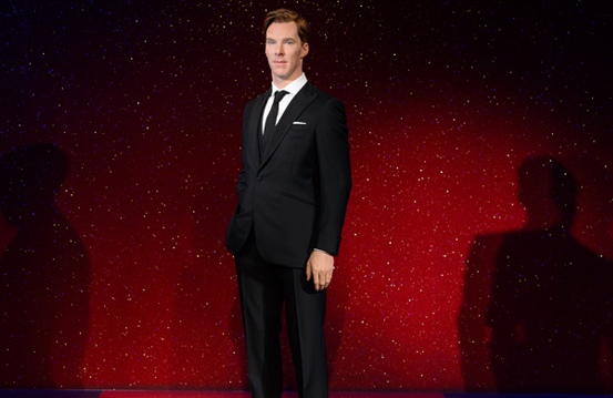 Benedict Cumberbatch, the full waxwork version. (Photo: Madame Tussauds)