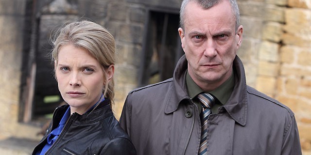 Stephen Tomkinson and Andrea Lowe (Photo: © Left Bank Pictures (DCI Banks) Ltd/ITV Network Limited)
