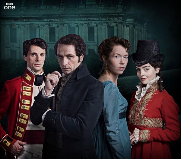 The Darcys, Lydia and Wickham (Photo: BBC)