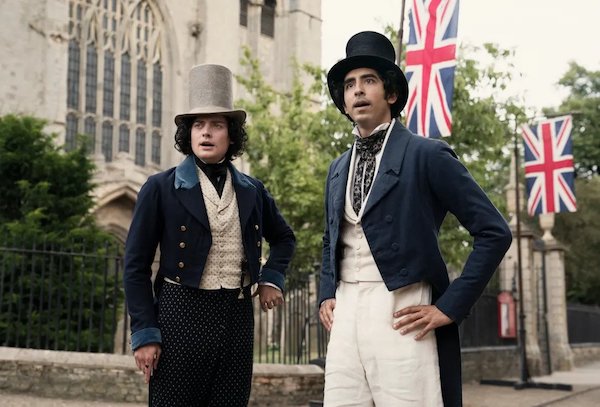 Steerforth (Aneurin Barnard) and David Copperfield (Dev Patel) © Searchlight Pictures